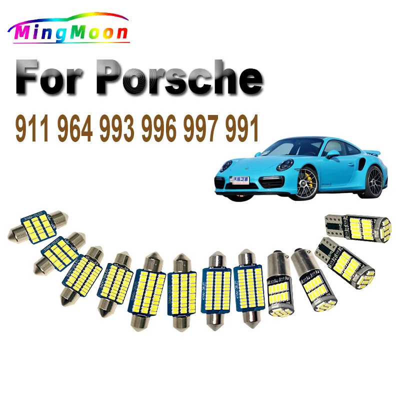Lampadine A Led Per Porsche 911 964 993 996 997 991 Targa Speedster Carrera Turbo 4 S 4 S Gts Rs Gt3 1989-2016 Kit Luce Piastra Interna
