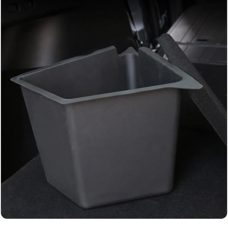 

Car Trunk Side Storage Box Hollow Cover Organizer Stowing Tidying For Tesla Model Y 2022 2023 Decoration Car Accessories Model Y