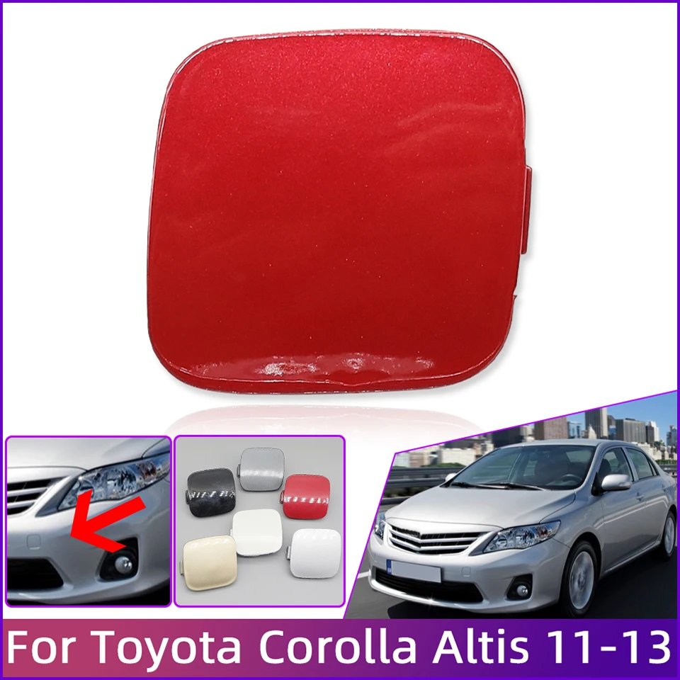 

Auto Part Front Bumper Towing Hook Eye Cover Cap For Toyota Corolla Altis 2011 2012 2013 Tow Hook Hauling Trailer Lid Garnish