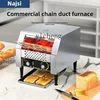 XL commercial chain type toaster crawler type electric toaster driver automatic bread machine 2