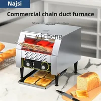 XL commercial chain type toaster crawler type electric toaster driver automatic bread machine 2