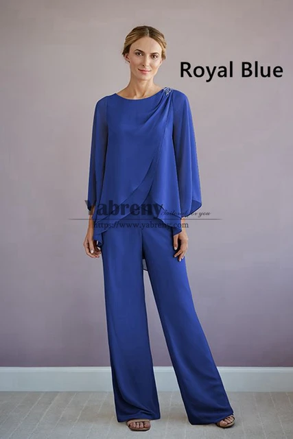 Blue Pant Suits