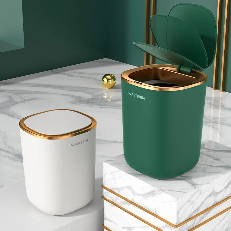 

12L Smart Sensor Waste Bin Kitchen Bathroom Toilet Trash Can Automatic Induction Waterproof Garbage Bin with Lid