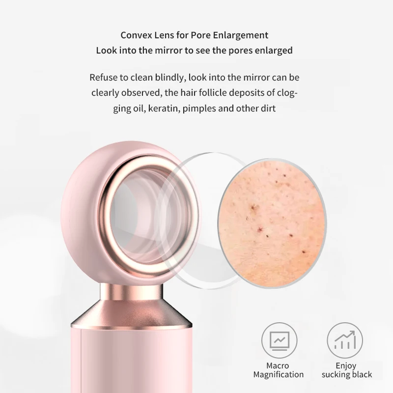 Electric blackhead remover USB rechargeable men's and women's facial blackhead removal instrument blackhead pore cleaner
