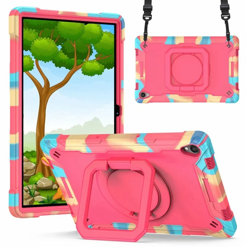 Universal Rotating Kickstand Hand Strap Tablet Case