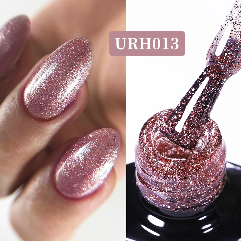 UR SUGAR 7ml Black Cherry Red Gel Glitter Sparkling Christmas Gel Nail Polish Hybird Soak Off Nail Art UV LED vanish