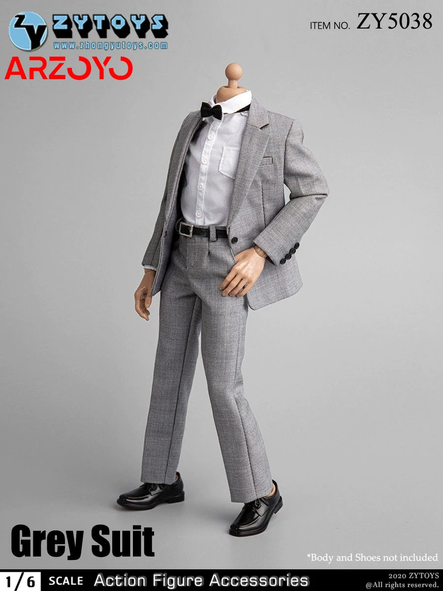 1/6 フィギュア用 スーツ小物セット Amazon | Luwecf 1/6 男性ビジネススーツセット フィギュア