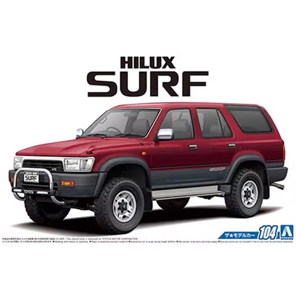 Aosima 05698 1/24 Vzn130G Hilux Surf Ssr-X 91 Sport Utility Vehicle Suv Car Hobby Toy Kit Di Costruzione Di Modelli Di Plastica