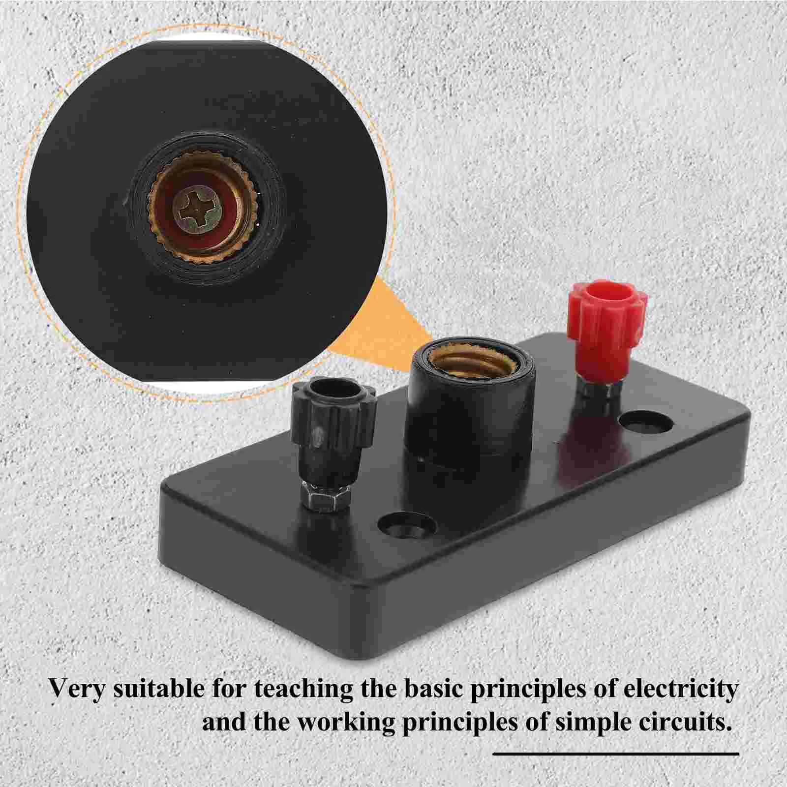 10 Pcs Small Screw Lamp Holder Physics Laboratory Equipment Topic Physical Base Bulb Light Copper Primary School physics experimental equipment