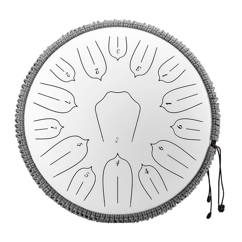 Music Drum 15 Notes Glucophone Steel Tongue Drum 12/13 /14 Inch C Tone D Tone Percussion Musical Instrument musical percussion instruments,tongue drum
