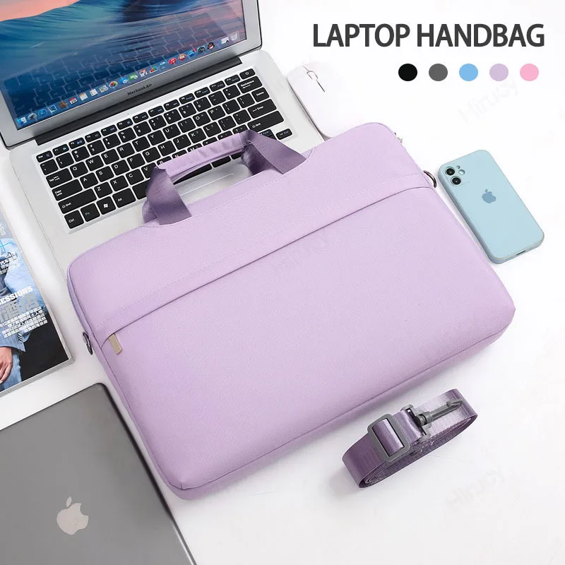 

Laptop Bag For 13.3 14 15 15.6 Inch Shoulder Handbag Business Briefcase Notebook Cover For Macbook Air M1 Samsung Computer Case