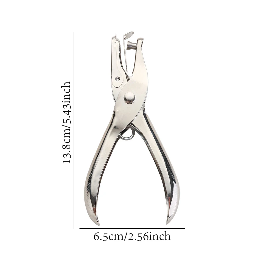 Office Supplies Metal Hole Punch Student Stationery Paper Card Small Round Hole Flipbook Document Binding - 6