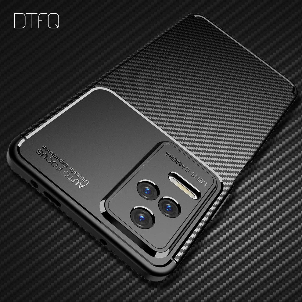 Per Custodia Poco F4 Custodia Morbida In Tpu In Fibra Di Carbonio Coque Funda Custodia Antiurto Per Custodia In Silicone Poco F4 Per Poco F4 Gt