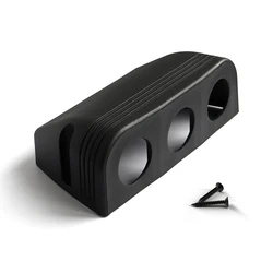 Versatile 12V USB Outlet Panel for Outdoor and Marine Use (3 holes)