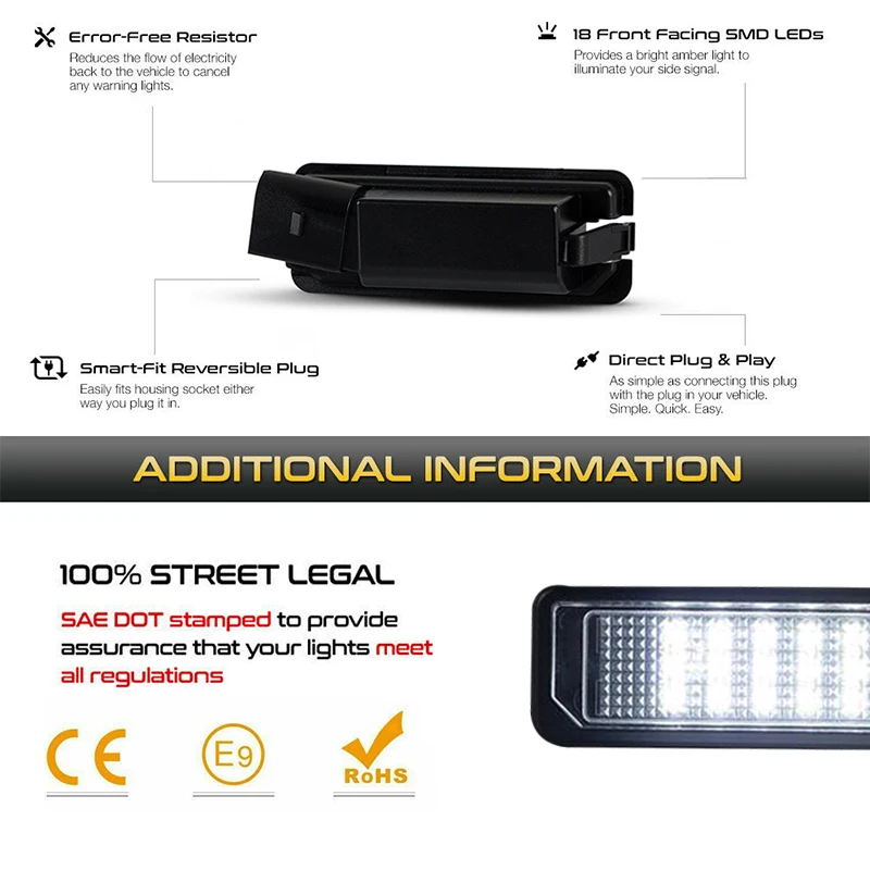 LED ȣ ȣ Ʈ , Canbus  ,   Ʈ  ׾ƿ, VW ĻƮ B6 CC Eos  4 5 6, 2x12V 3W