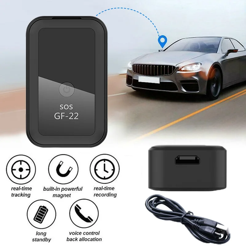 

GF22 Mini Trackers Gps Tracker Locator For Car Motorcycle Bicycle Vehicle Anti-Theft Car Tracker GPS Locator Record Pos Device