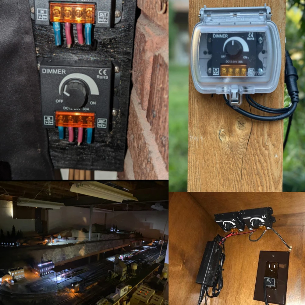 LED Dimmer Switch 30A for Single Color Lamp Strip