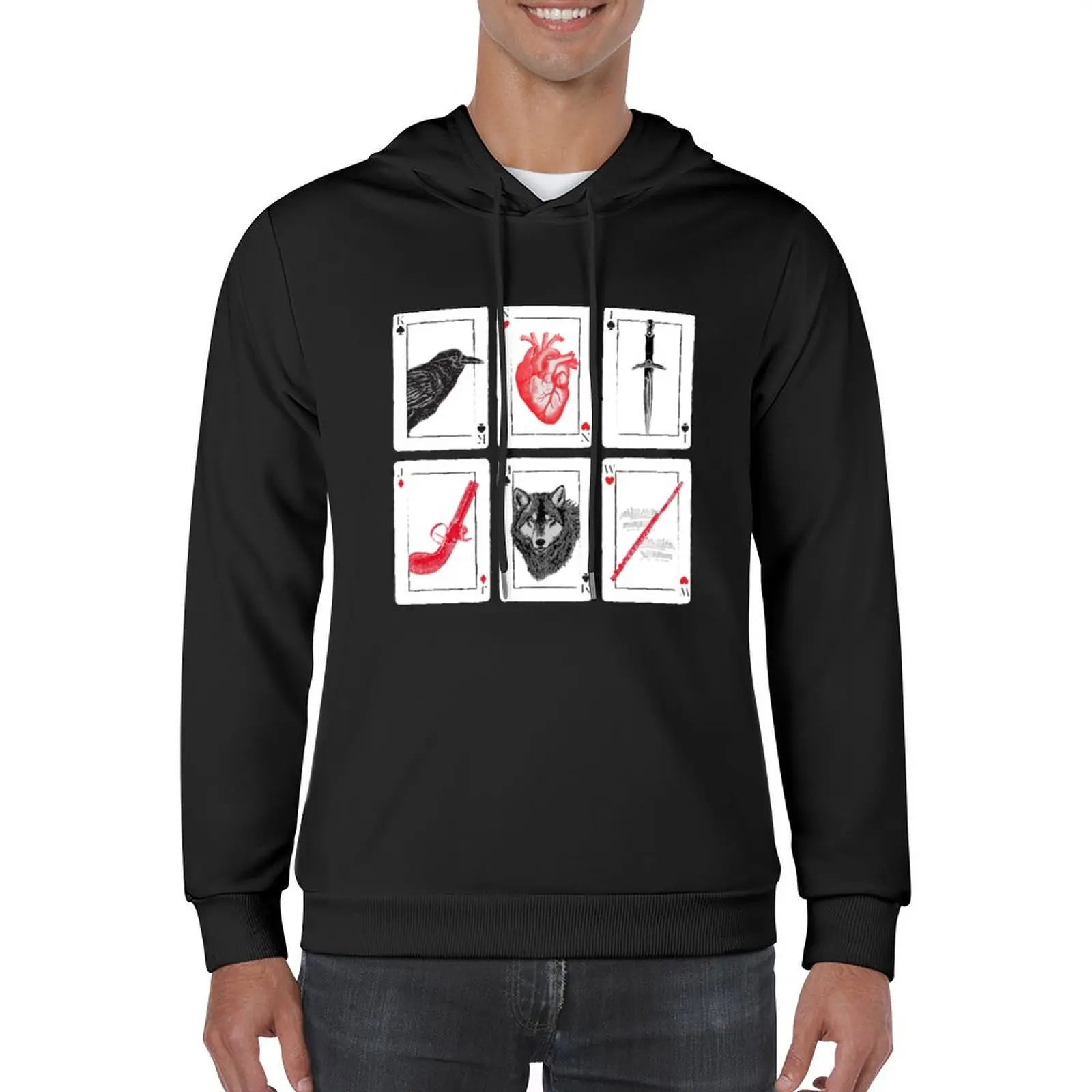 

New Six of Crows - Red Pullover Hoodie mens clothes hooded shirt new in hoodies