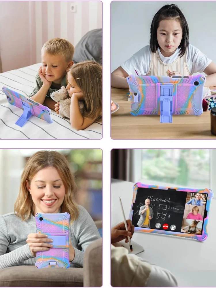 Capa de Tablet de Silicone Macio para Crianças Stand Case Samsung Galaxy Tab a9 Mais 11 Plus Case Sm-x210 X215 X216 a9 8.7 Sm-x110 X115 2023 - Imagem 5