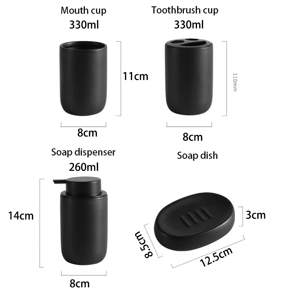 Dispenser Liquid Soap and Shampoo Dispenser Kit Bathroom Appliances Ceramic Bathroom Accessories Gel Pump Jajon Dishes Items