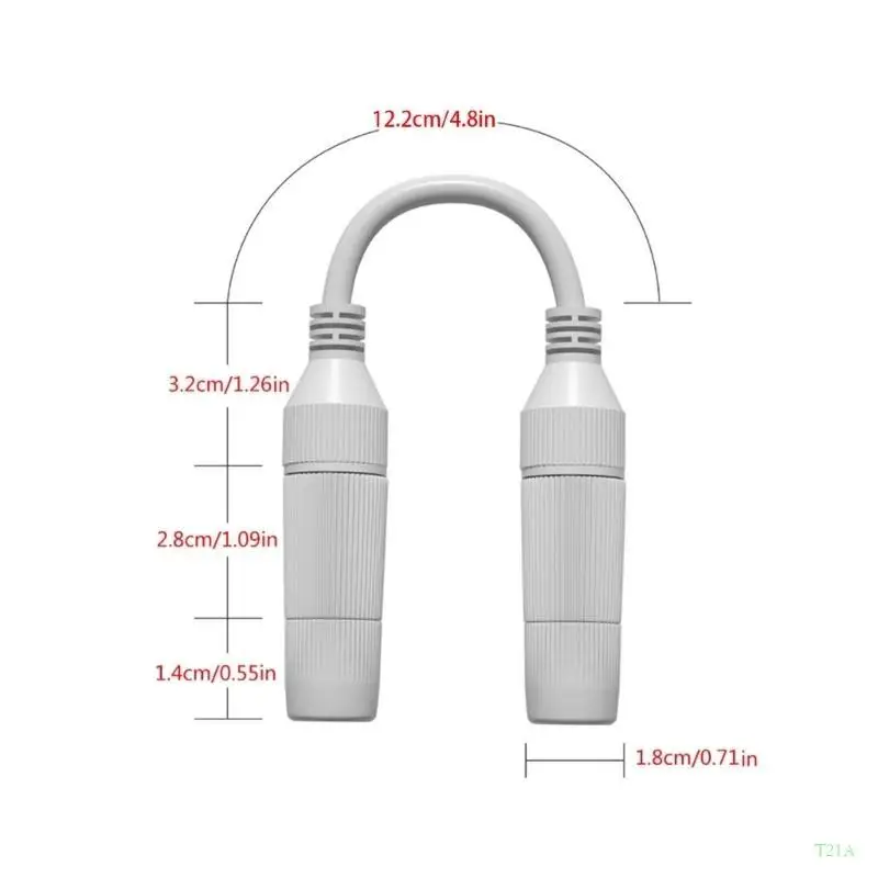 T21A RJ45 커플러 IP67 이더넷 네트워크 케이블 커넥터 직선형 헤더 광대역 네트워크 케이블 연장기