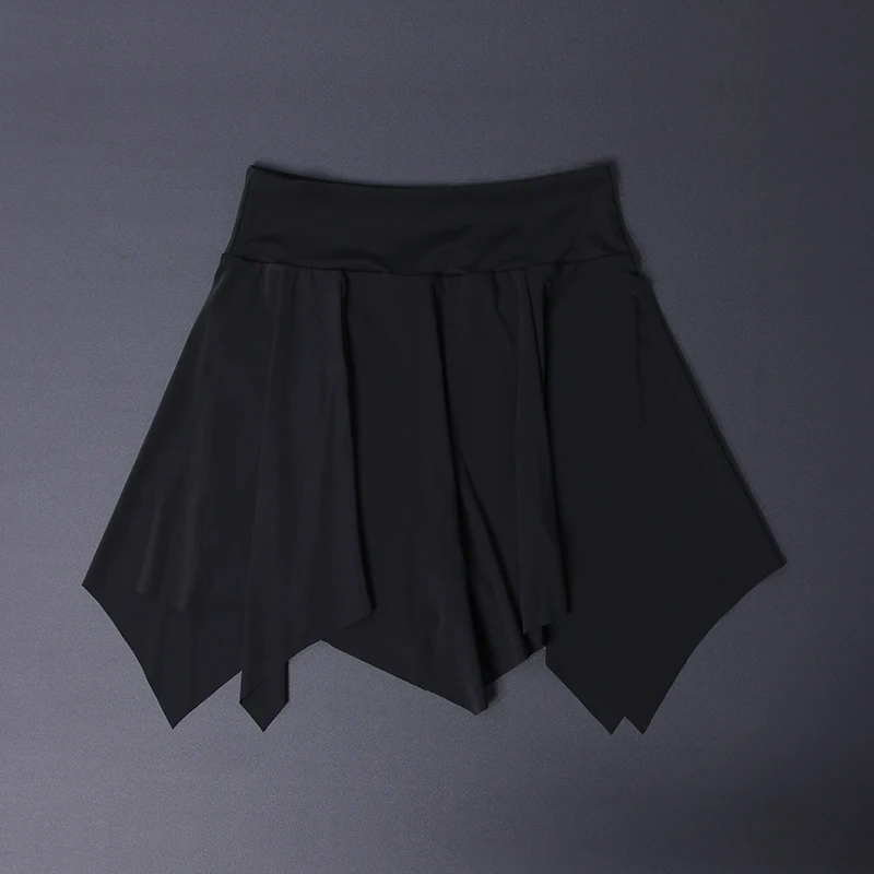 Women's Mint Green Asymmetrical Sport Skirt - Quick-Dry