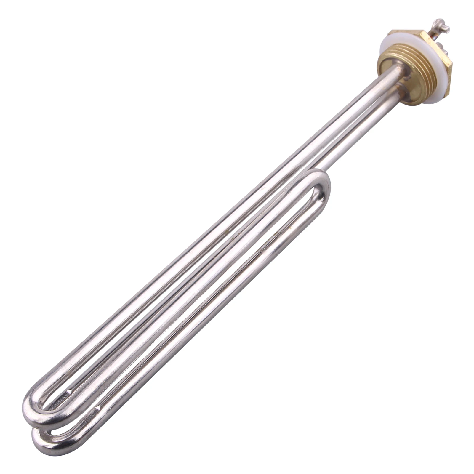 DERNORD 1-1/2 Inch Heating Element U Type Electrical Brewing Water Boiler Heater BSP Flange 220V 3000W DERNORD 1-1/2 Inch Heating Element U Type Electrical Brewing Water Boiler Heater BSP Flange 220V 3000W