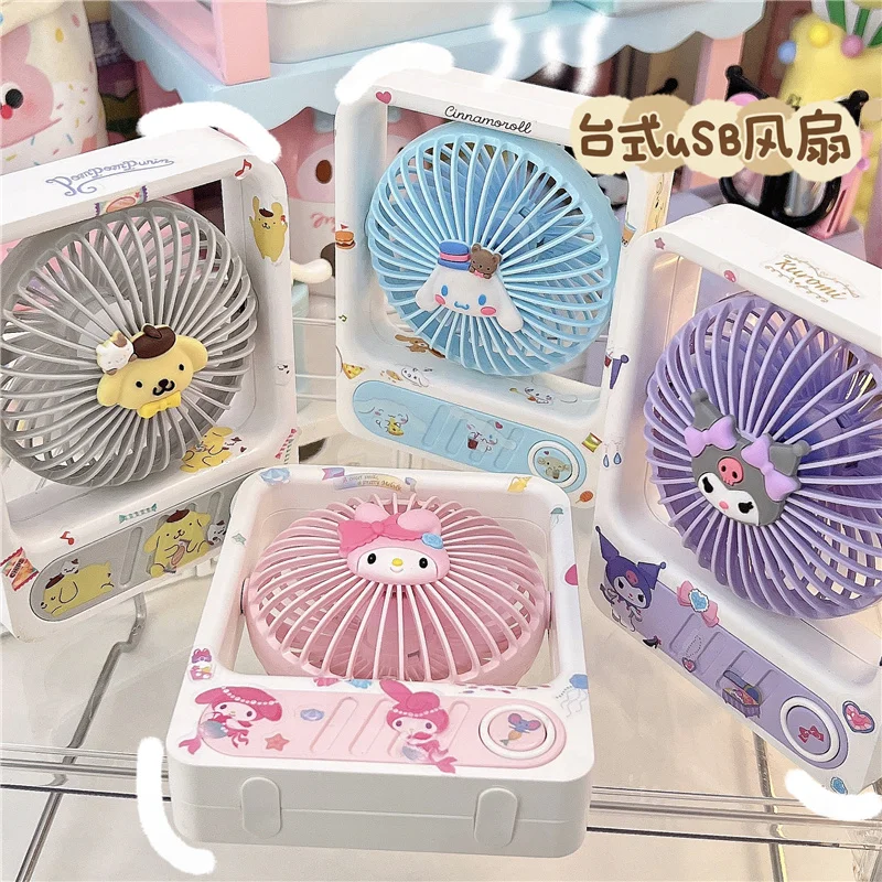 

Летний мини-вентилятор Sanrio Kuromi с Usb-интерфейсом