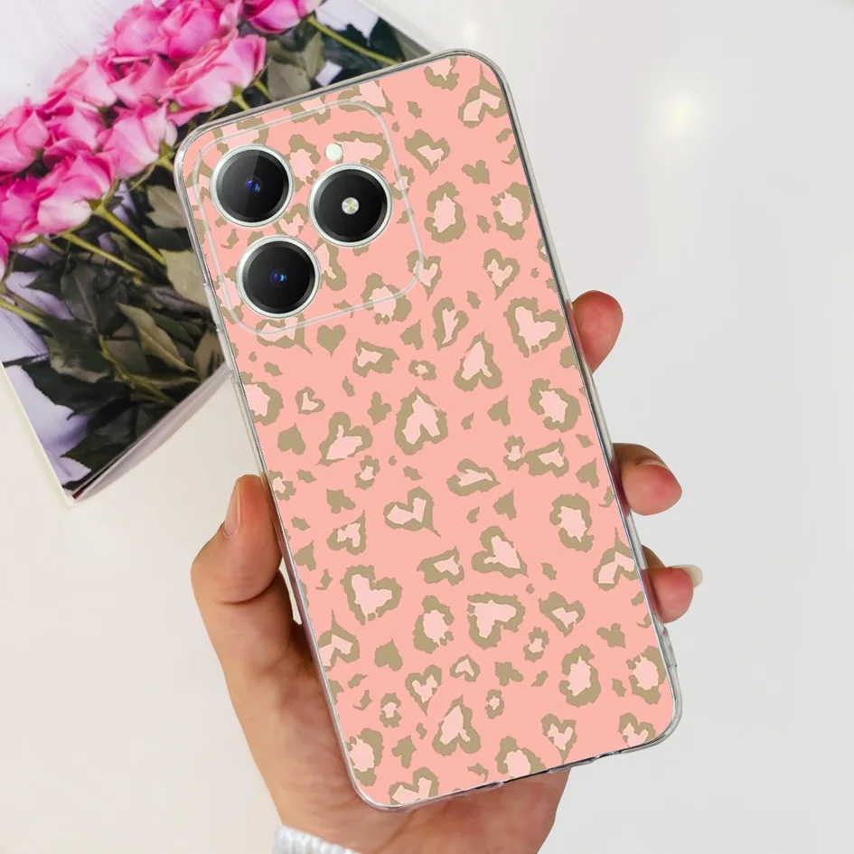 Cute Love Heart Soft Clear Silicone Protective Phone Case