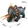 Oversized simulation soft rubber dinosaur mount dinosaur toy Tyrannosaurus Rex Triceratops Brachiosaurus animal model boy child 4