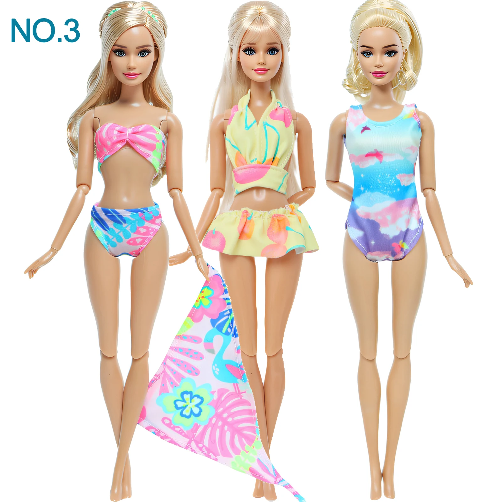 Barbie Doll Clothes Doll Clothes Doll Clothes Accessories Doll Accessories 3 Set