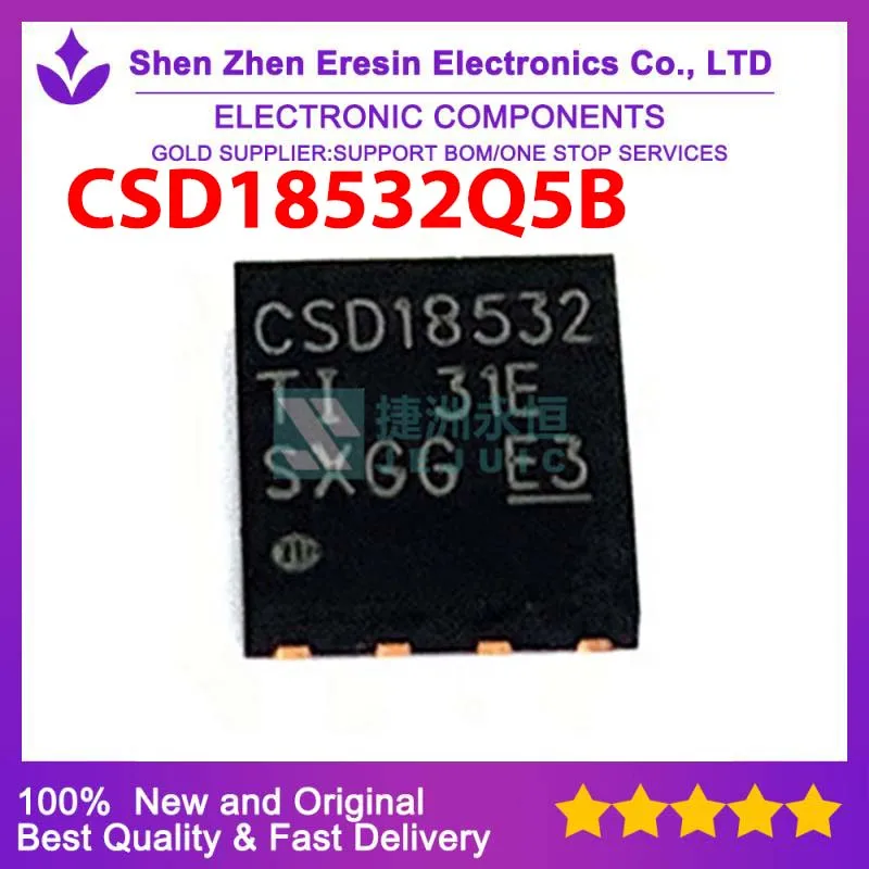 

Free shipping 5PCS/LOT CSD18532Q5B CSD18532 QFN8 New and original