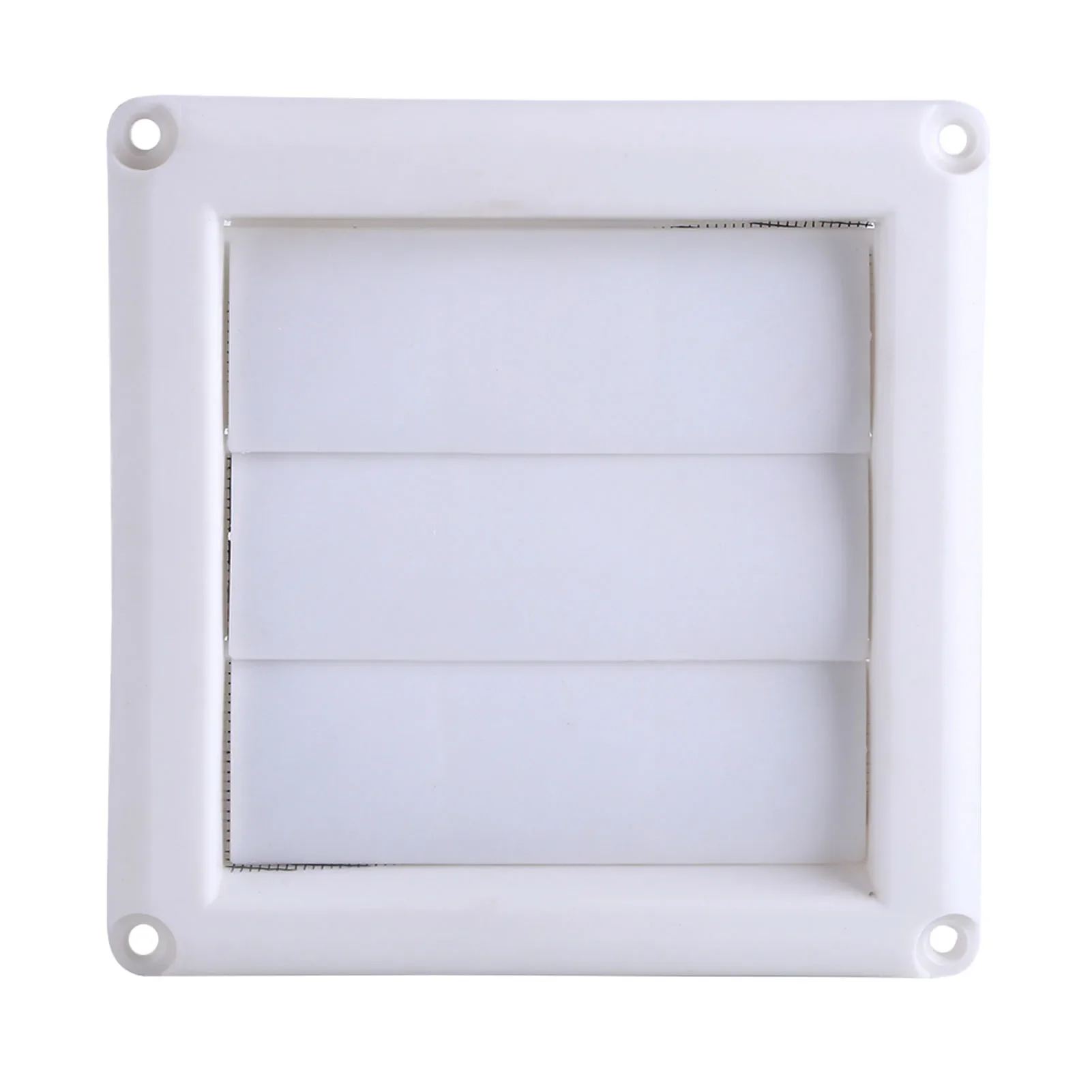 Plastic Air Vent Grille Cover 1 PC 3 Flaps Wall Duct Ventilation Grill With Net New 20*20cm air vent grille ventilation grille air vent cover
