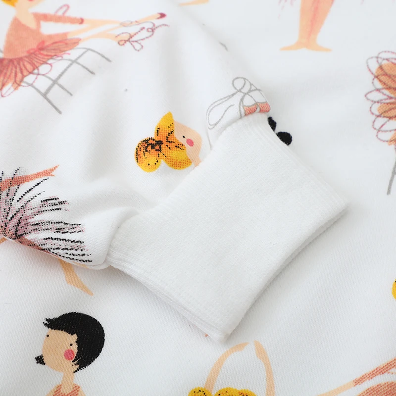 Kids Clothes 2025 Autumn Children's Clothing Cotton Baby Girls Long Sleeves Cartoon Ballet Dancer Mesh Dresses