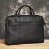 ZRCX Genuine Leather Business Men's Briefcase  Original Casual Handbag Men'S Shoulder Bag High Quality For 14 Inch Laptop Bag 4