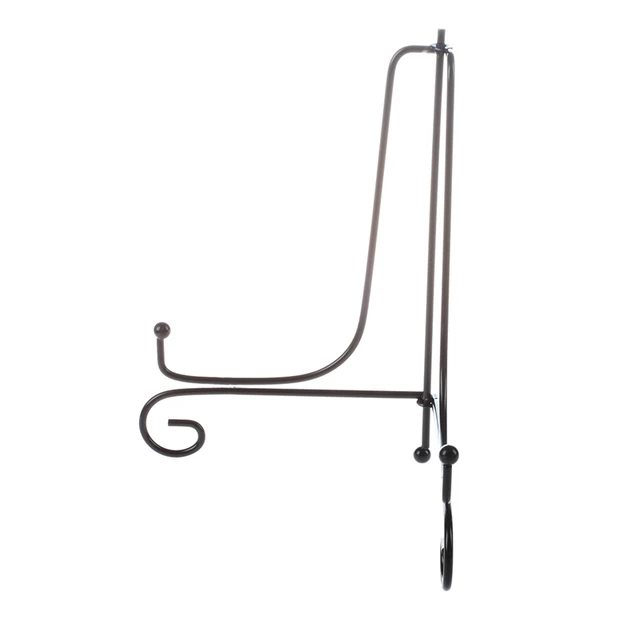 3 Dcs Iron Eastel Classic Display Állvány Tál Képkeret Könyv Artwor Black 4 Hüvelyk 10,5 Cm - Image 5
