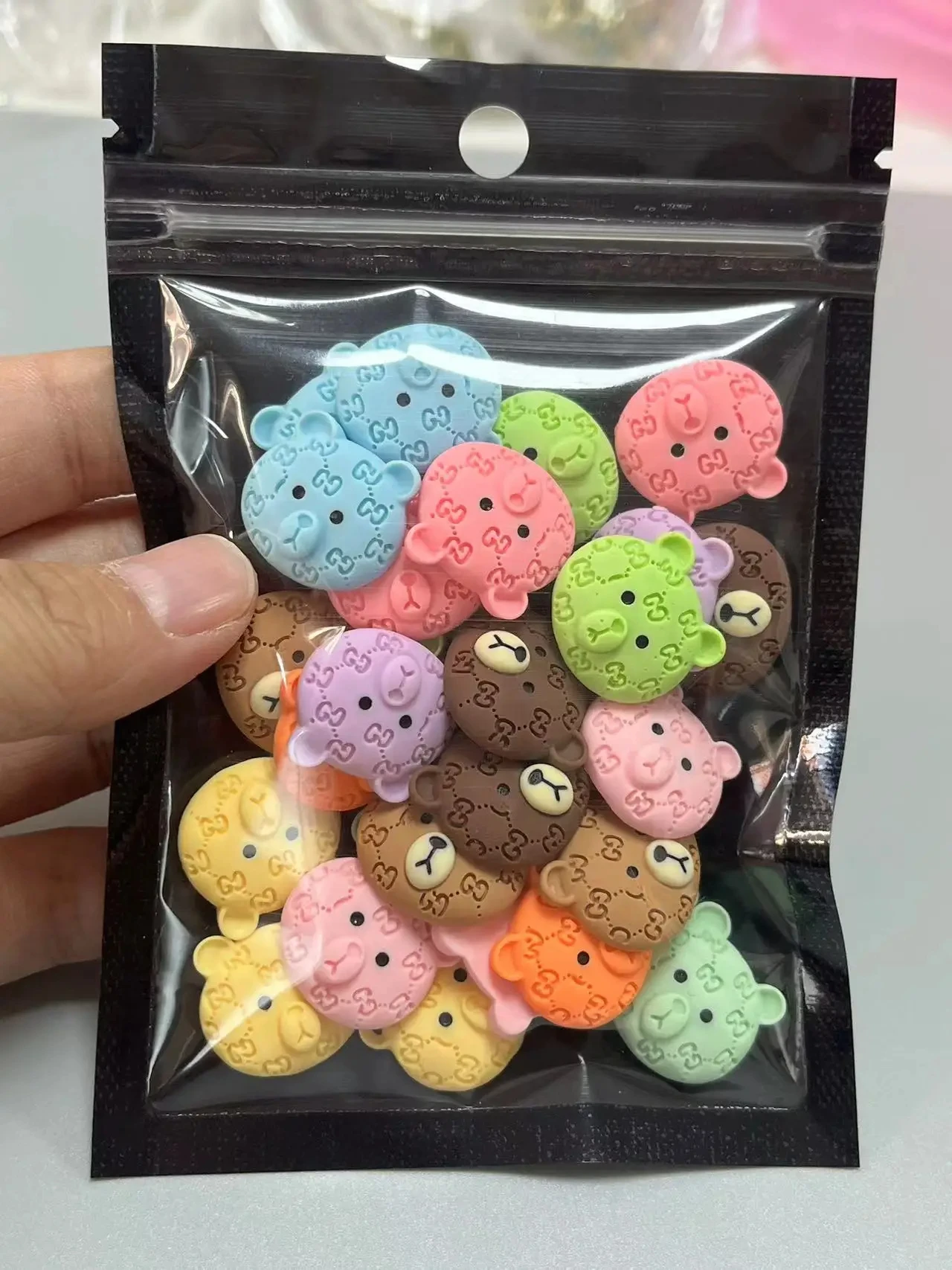 

30Pcs Mixed Cute Resin Cartoon Bunny Bear Accessories Parts DIY Nail Charms Art Handmade Craft Accessories Jewelry Bulk Supply