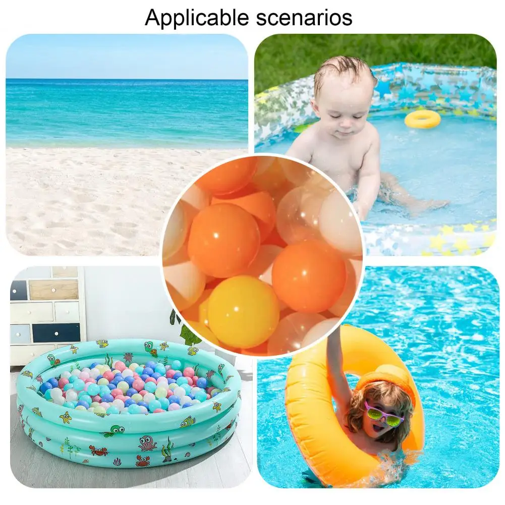 

100Pcs Durable Colored Design Mini Toys Balls Toy Balls Exercise Creativity Hand-on Ability