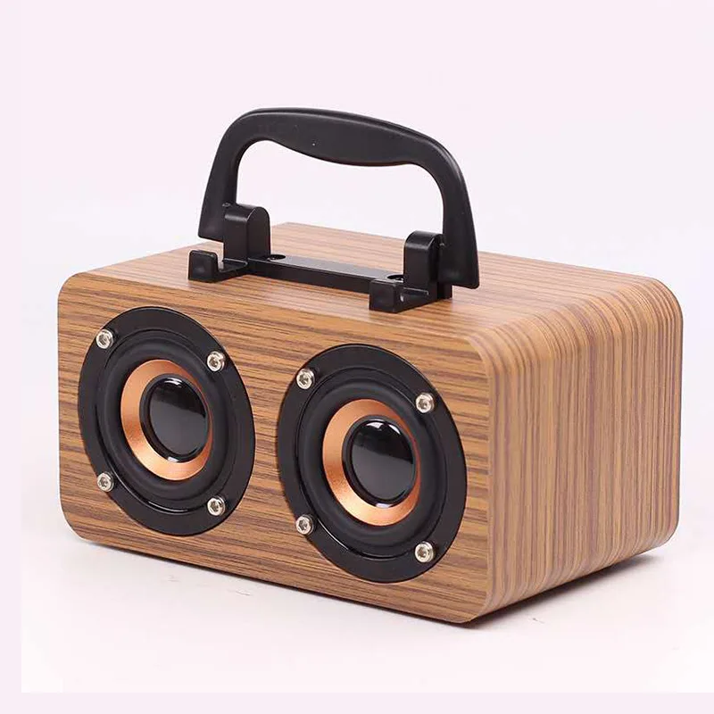 Wooden Wireless Bluetooth Speaker Portable Outdoor