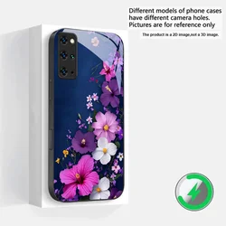 Purple Rose Floral Magsafe Glass Phone Case - Galaxy S26 Plus (BJBL - IBL2507271)
