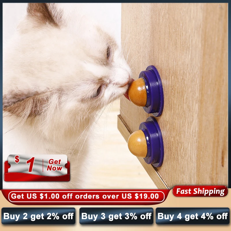 Cat Catnip Toy Menta Naturale Vari Microelementi Oro Isinglass Cat Candy Leccata Solida Energy-Ball Catnip Nutrizione Forniture