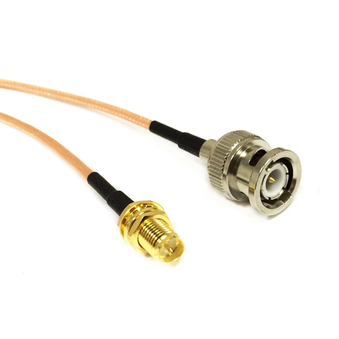 

New RP SMA Female Jack to BNC Male Plug RG316 Coaxial Cable 15cm 6inch Pigtail