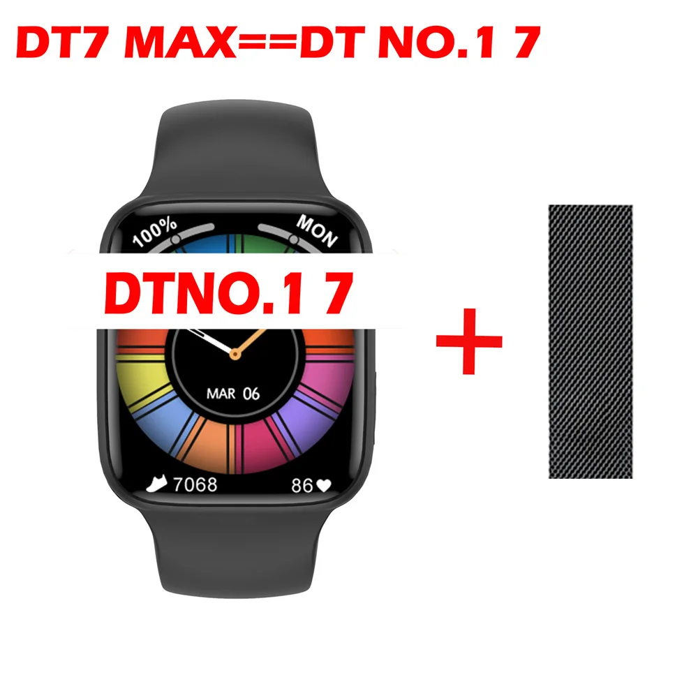 IWO DTNo.1 7 DT7 MAX Smart Watch For Men Women NFC AI Voice Assistant BT Call GPS Track Heart Rate Sleep Monitor 2022 Smartwatch 