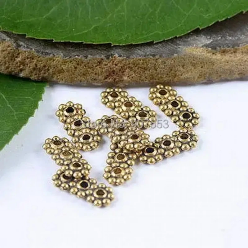50 stücke 13*6mm dunkler Goldton 3 in 1 Charms Befunde h1831 Perlen für die Schmuck herstellung