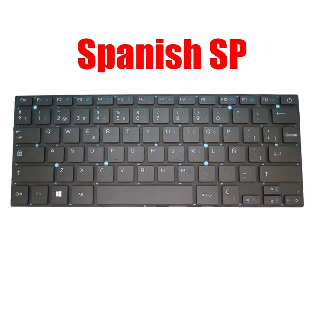Spanish SP Laptop Keyboard XK-HS002 MB27716023 K3103 F0001