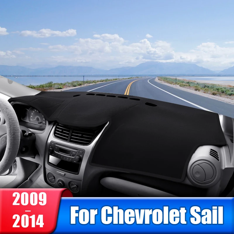 

Car Dashboard Cover For Chevrolet Sail 2009 2010 2011 2012 2013 2014 Instrument Desk Sun Shade Mat Non-slip Pad Accessories
