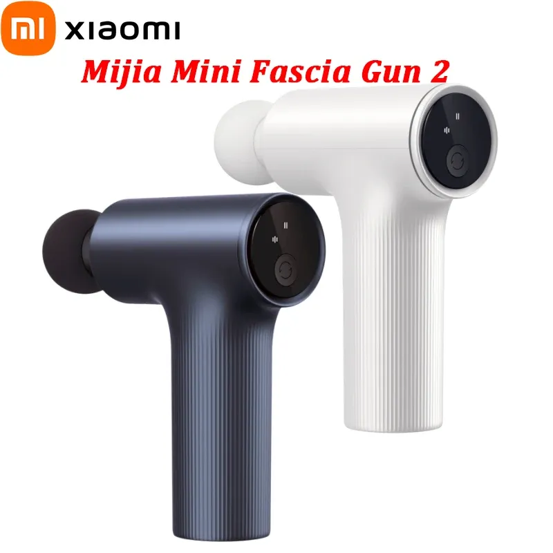 Xiaomi Mijia Mini Fascia Gun 2 Muscle Massage Gun 2450mAh 3 Massage Head 18KG Thrust Shoulder Neck Relax Indicator Light Massage