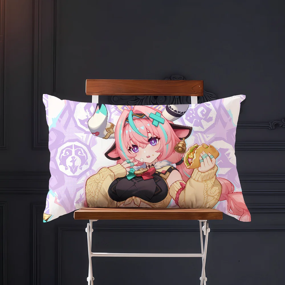 Description Picture 5 of itemgame Varesa Genshin Impact fanart cushion covers Rectangle Pillow Cover Home Sofa living Room Office Coffee Shop Pillowcase