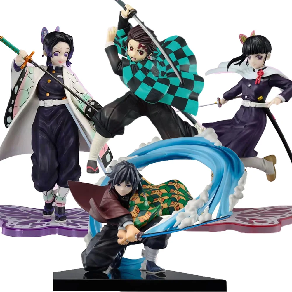

Original Bandai Ichiban KUJI Kamado Tanjirou Kamado Nezuko Tomioka Giyuu Anime Figure Model Collecile Action Toys