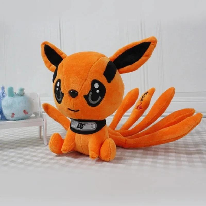 21CM Anime Naruto Kyuubi Kurama Toy Q Version Nine-Tailed Fox Doll Animal Cartoon Figures Ornament Kids Birthday Christmas Gifts atlas 1 43 dinky toys 570 p fourgon j7 version pompiers diecast models car auto gifts collection